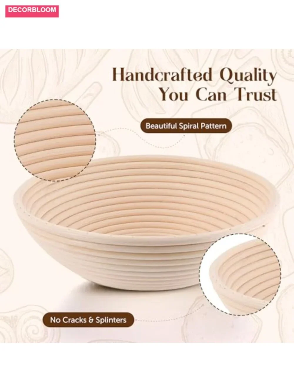 Sourdough Bread Proofing Baskets - 9